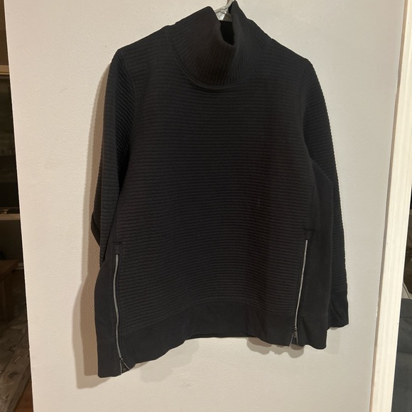 All in Motion Black Ribbed Turtleneck Sweater - Picture 4 of 4